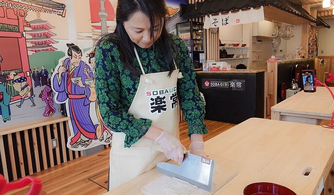 Tokyo Private Walking Tour & Soba Making Experience with Licensed Guide