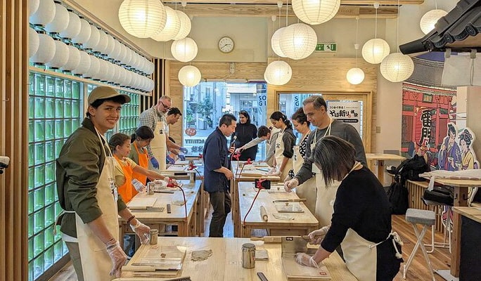 Tokyo Private Walking Tour & Soba Making Experience with Licensed Guide