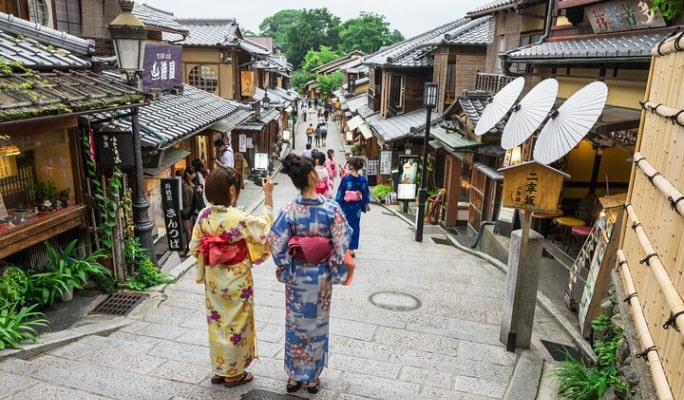 Kyoto Private Walking Tour & Kimono Experience with Licensed Guide