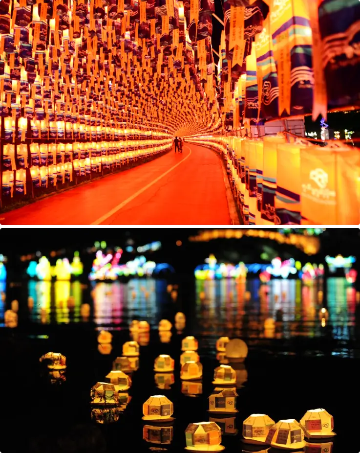 Jinju Lantern Festival at Namgang