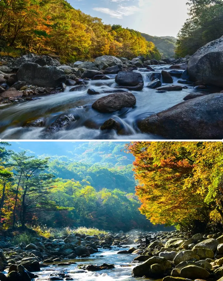 Basemsagol Valley in Jirisan National Park