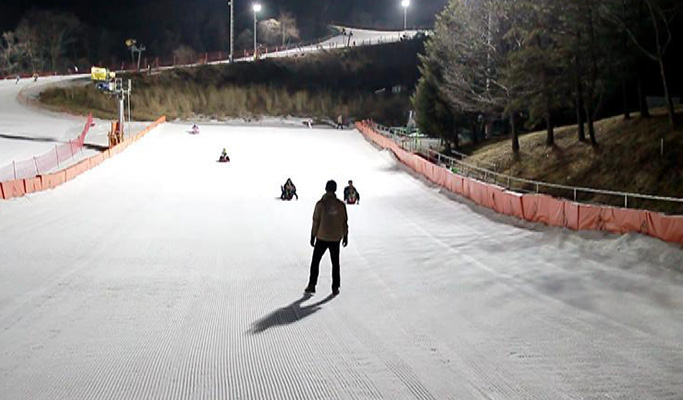 Night Ski/Snowboard Tour: Jisan Ski Resort