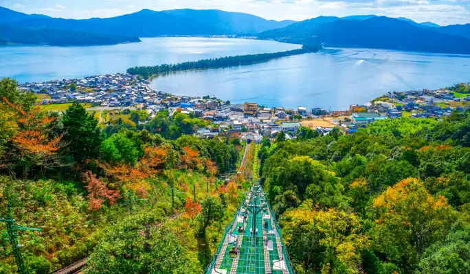 Kyoto by the Sea: Amanohashidate + Ine Funaya + Chionji Temple 1 Day Tour from Osaka