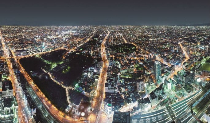 Osaka Abeno Harukas 300 Observatory Ticket (+Takoyaki  or Oden Package)