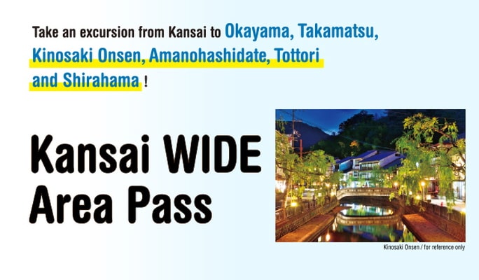 Kansai Wide Area Pass (5-Day Pass)