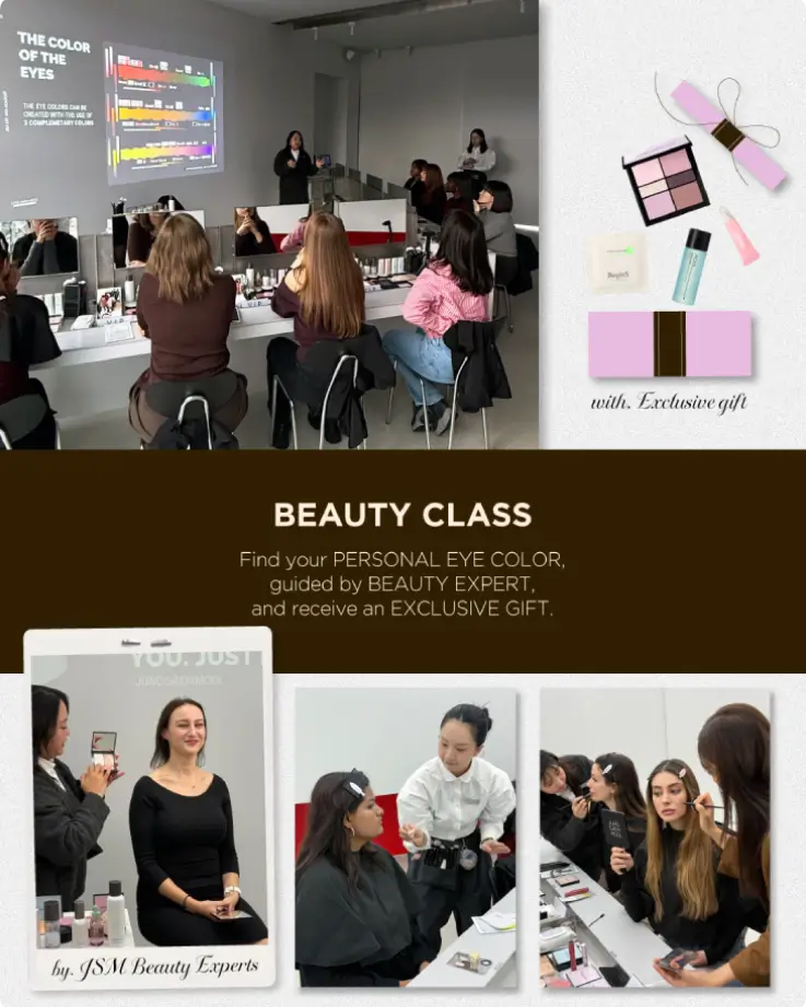 K-beauty class at Jungsaemmool 101 Seongsu.