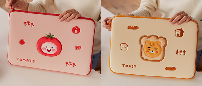 【KAKAO FRIENDS】RYAN/APEACH★KF Notebook Pouch [15inch] KAKAO FRIENDS KF laptop pouch (15-inch) Ryan OFFICIAL MD | eBay