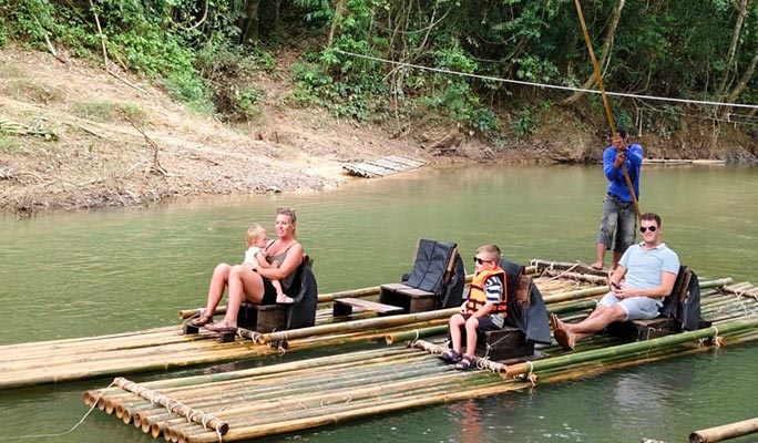 Khao Sok Elephant Sanctuary + Bamboo Rafting + Cooking Class 1 Day Tour (+  Lunch) (+ Hotel Transfer) - From Khao Lak/ Khao Sok/ Phuket/ Krabi (Join-in/Private)