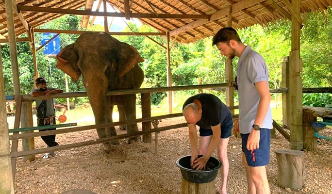 Khao Sok Elephant Sanctuary + Bamboo Rafting + Cooking Class 1 Day Tour (+  Lunch) (+ Hotel Transfer) - From Khao Lak/ Khao Sok/ Phuket/ Krabi (Join-in/Private)