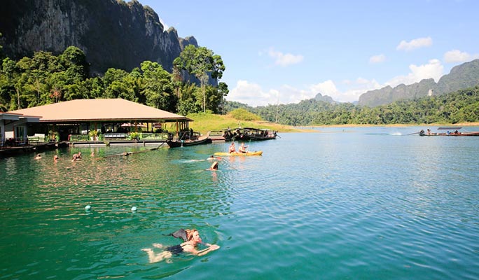 Khao Sok Cheow Lan Lake 1 Day Tour (+ Longtail boat/ Kayak) (+ Lunch) (+ Hotel Transfer) - From Khao Sok/ Khao Lak/ Krabi