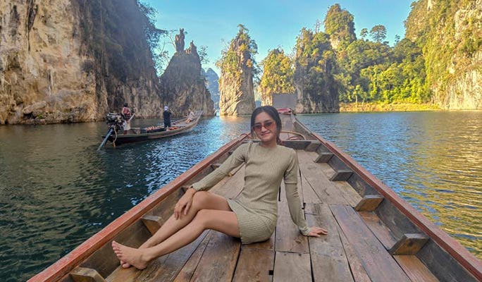 Khao Sok Cheow Lan Lake 1 Day Tour (+ Longtail boat/ Kayak) (+ Lunch) (+ Hotel Transfer) - From Khao Sok/ Khao Lak/ Krabi
