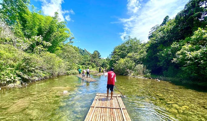 Khao Lak Bamboo Rafting + Waterfall + Turtle Conservation Half Day Tour (+ Hotel Transfer)