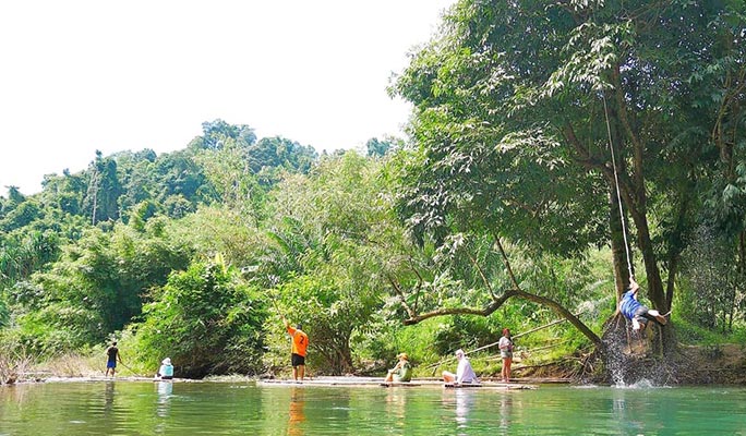Khao Lak Bamboo Rafting + Waterfall + Turtle Conservation Half Day Tour (+ Hotel Transfer)