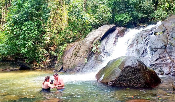 Khao Lak Bamboo Rafting + Waterfall + Turtle Conservation Half Day Tour (+ Hotel Transfer)