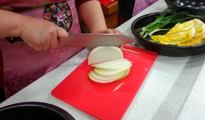 北村韓屋村泡菜製作班