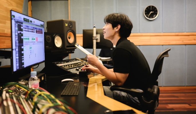 江南のKING STUDIOでK-POPのレコーディング体験（+パーソナルボーカル分析オプション）
