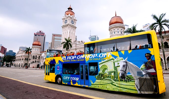 Kuala Lumpur KL Hop on Hop off City Tour Bus Ticket (24/48-Hour Pass)