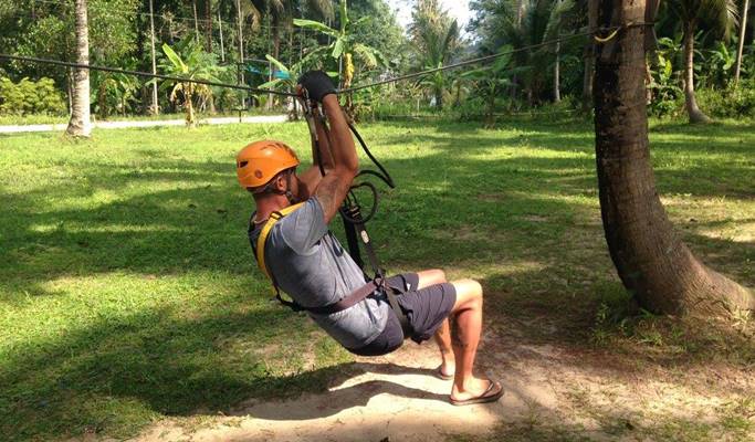 Koh Phangan Island Eco Nature Tour (+ Lunch) (+ Snorkeling/Zipline/Archery/Muaythai options) (Full day / Half day)