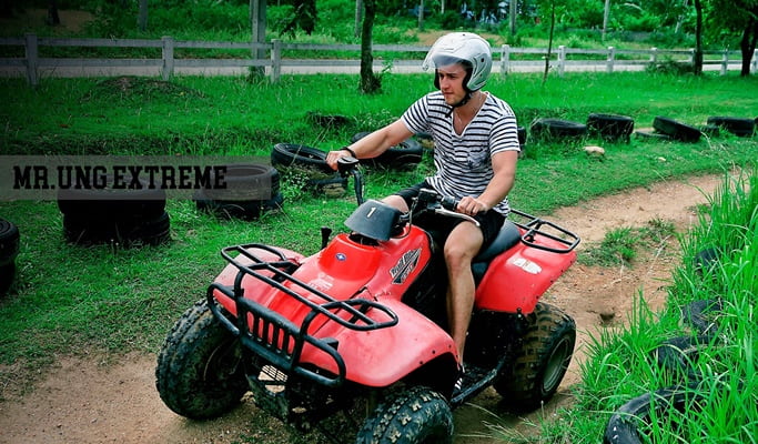 Koh Samui Adventure: ATV + Zip Line + Waterfall Tour (Half Day)