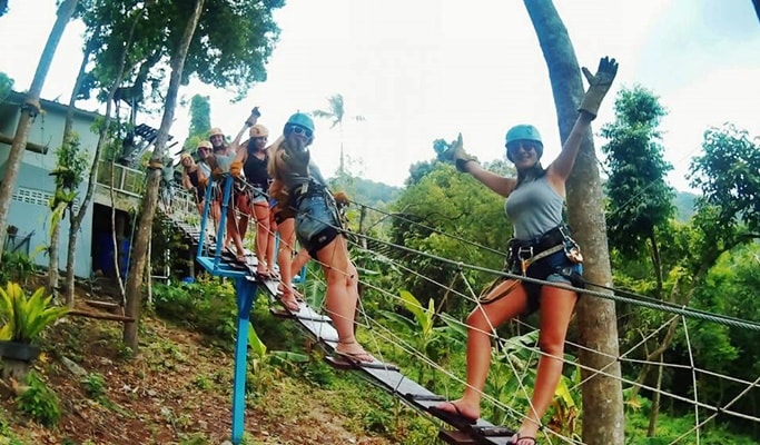 Koh Samui Adventure: ATV + Zip Line + Waterfall Tour (Half Day)