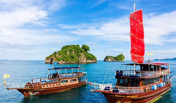 Koh Tan (Ko Taen) + Pig Island + Koh Rap Half Day Semi-Private Yacht Tour - from Koh Samui (+ Hotel Transfer)