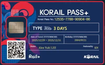 Korail Pass Plus