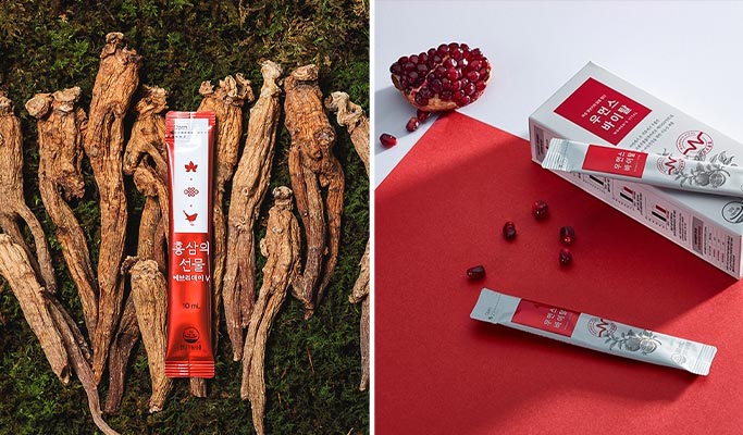 Korea Proxy Shopping: Premium Korean Red Ginseng (Hongsam) & Pomegranate Extract