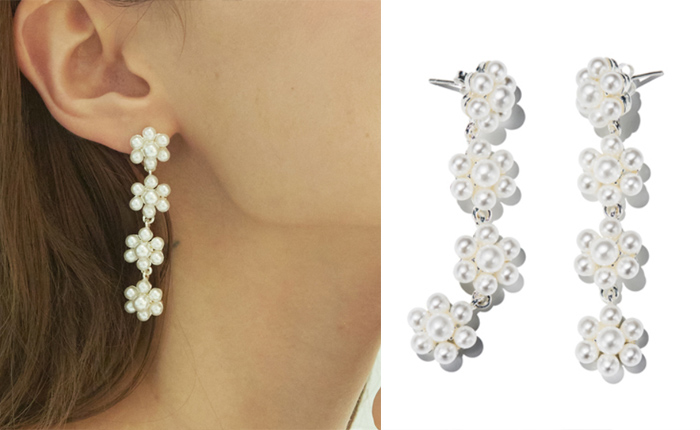 ☆韓国の人気☆【engbrox】☆GLORIOUS PEARL BRACELE.T☆ 新世界独家] snow white pearl earring 耳饰- engbrox - 手表