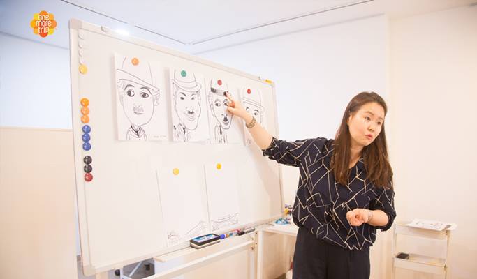 画韩国传统漫画