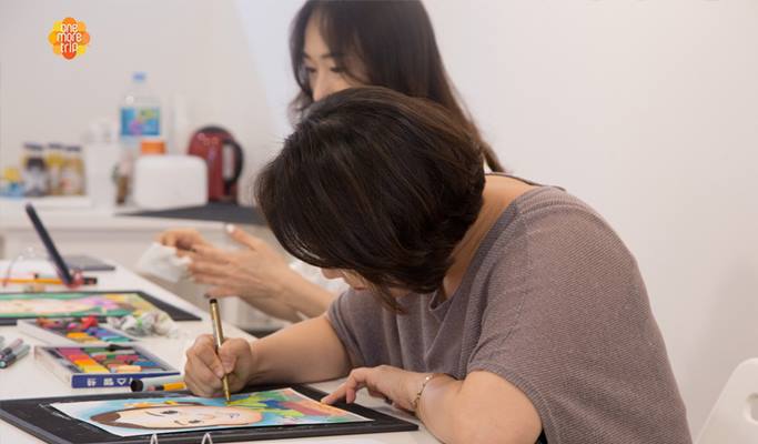 画韩国传统漫画