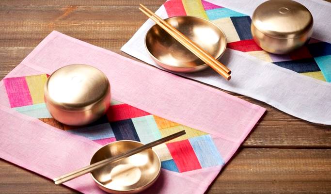 Korea Proxy Shopping: Traditional Korean Ramie Fabric Dining Table Mat & Runner