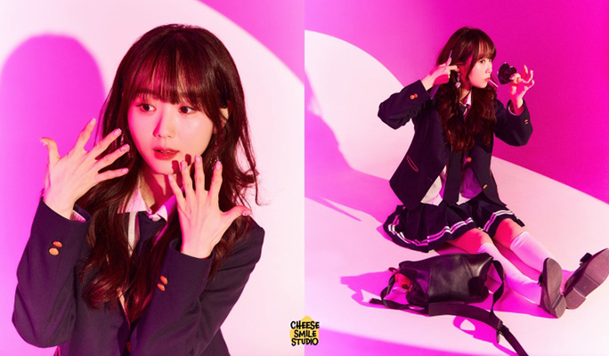 K-pop Idol Concept Photoshoot + Korean School Uniform Rental near Bukchon, Seoul