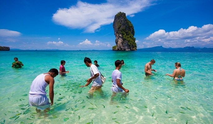 Krabi 4 Islands Tour by Speedboat (+Lunch/Snorkeling) (+ Hotel Transfer option)