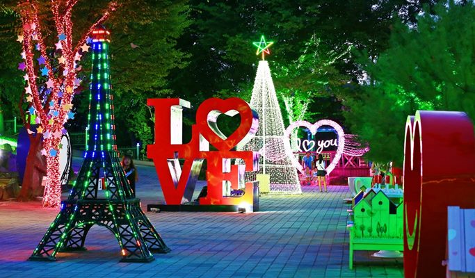 Gwangmyeong Cave + Anseong Farm Land + Ansan Starlight Village Photoland Afternoon Tour (~Dec)