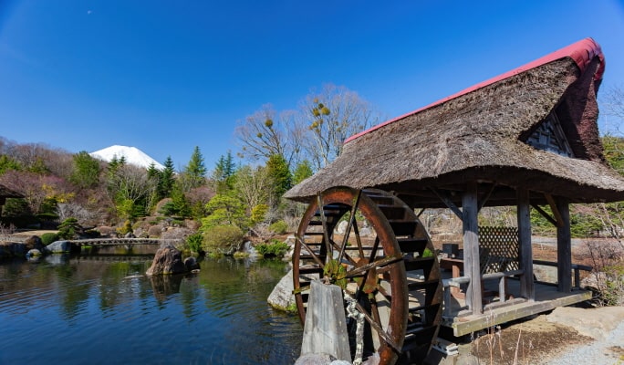 Hakone Ropeway & Pirate Ship & Oshino Hakkai 1 Day Tour from Tokyo
