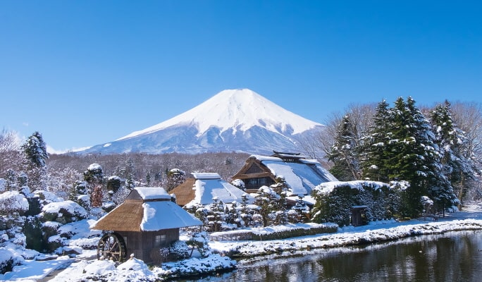Hakone Ropeway & Pirate Ship & Oshino Hakkai 1 Day Tour from Tokyo