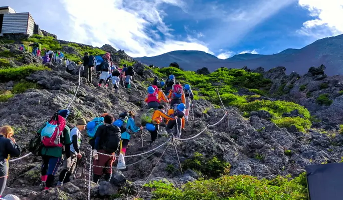 Mt. Fuji Hiking 1 Day Tour from Tokyo (5th to 7th Station)