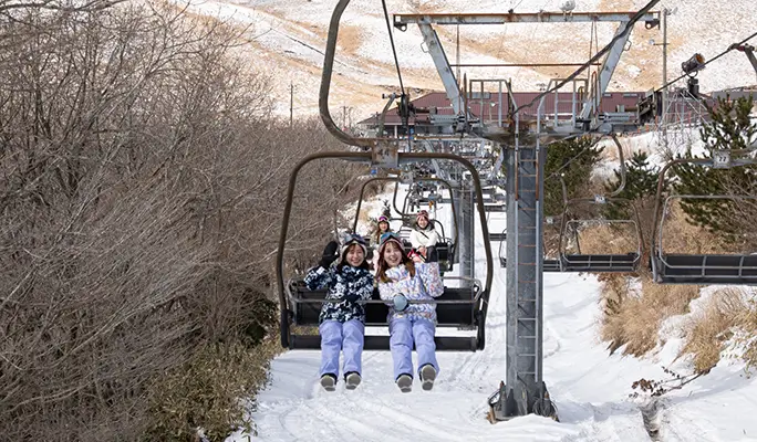 Kuju Forest Park Skiing Ground: 1 Day Ski/Snow Sled Tour - from Fukuoka