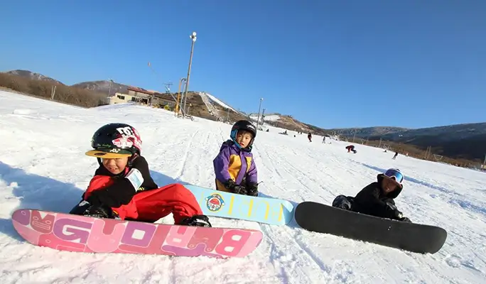 Kuju Forest Park Skiing Ground: 1 Day Ski/Snow Sled Tour - from Fukuoka