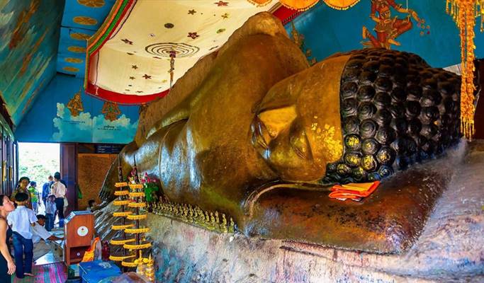 Kulen National Park: Kulen Waterfall + River of Thousand Lingas + Reclining Buddha Statue 1 Day Tour - from Siem Reap