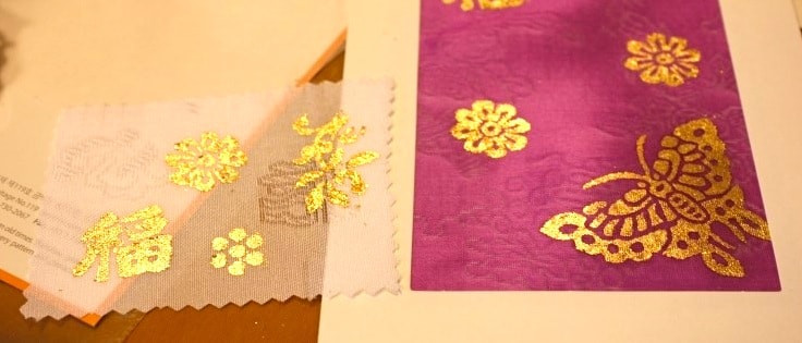 Make Your Own Bookmark & Greeting Card with Traditional Gold Leaf Imprints