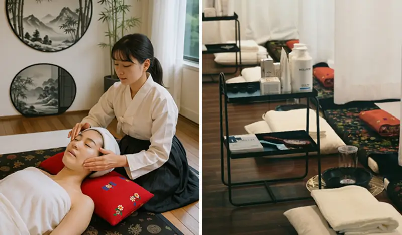 Korean Traditional Skincare Experience at Laurel Studio in Hongdae