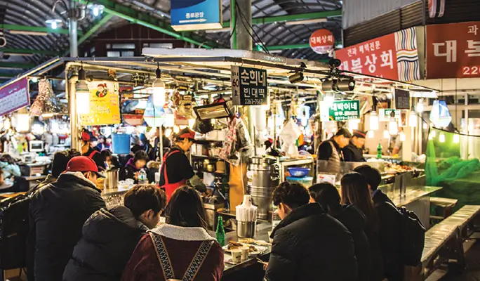 Gyeongbokgung Palace & Bukchon Hanok Village (+ Gwangjang Market Foodie/ Night View) Walking Tour