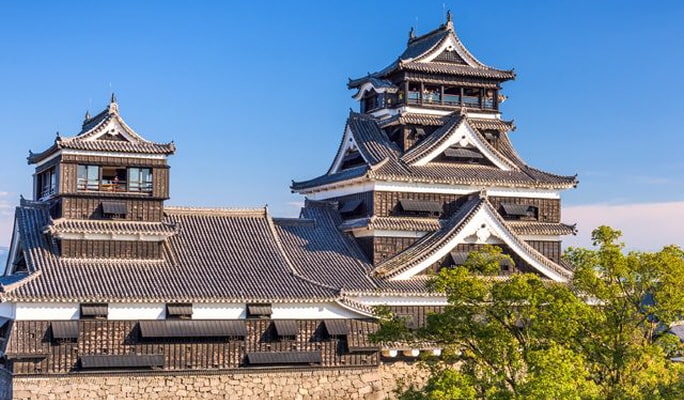 Aso Volcano & Kusa Senri & Dazaifu Tenmangu Shrine & Kumamoto Castle 1-Day Tour From Fukuoka