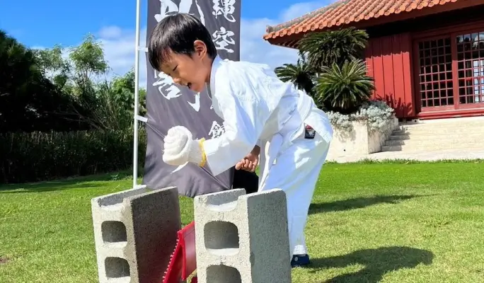 Karate Experience in Okinawa - Break a Tile
