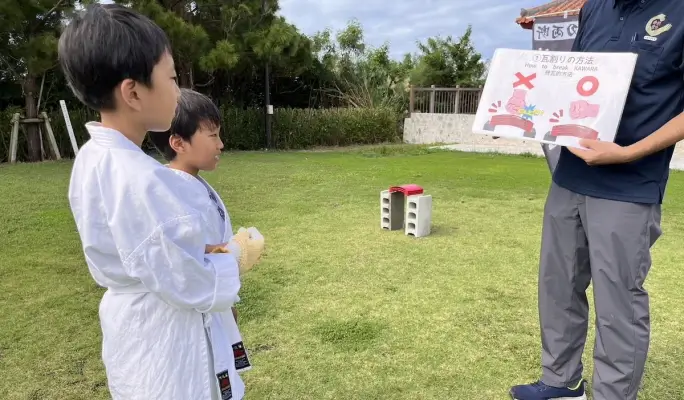 Karate Experience in Okinawa - Break a Tile