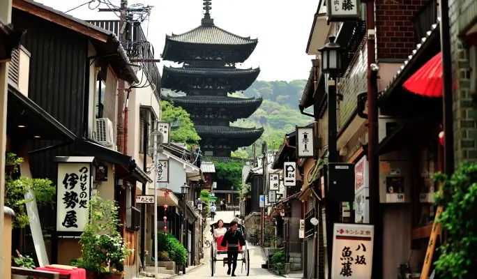 Private Charter Rickshaw Ride in Kyoto Higashiyama – Explore Tradition in Style with Ebisuya Rickshaw