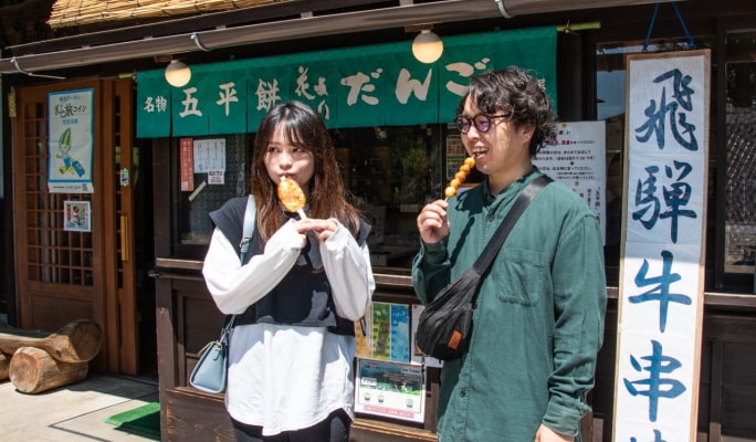 Hida Furukawa Walk & Eat Bus Tour in Gifu