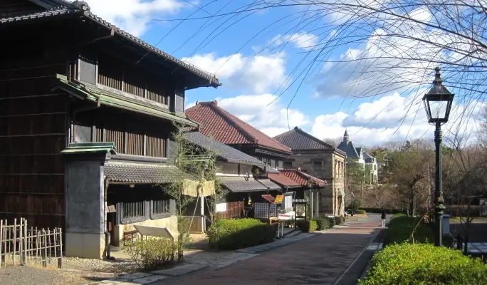Inuyama Castle & Meiji Mura Ticket with One-way Train & Bus Ticket