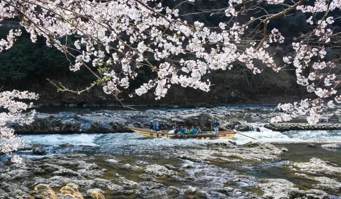 Kyoto Kameoka Hozugawa River Boat Ride Ticket (Join-in / Private Charter Boat Ride)